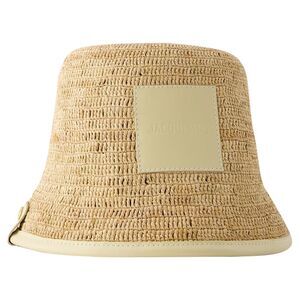Soli Bucket Hat - Jacquemus - Raffia - Ivoire